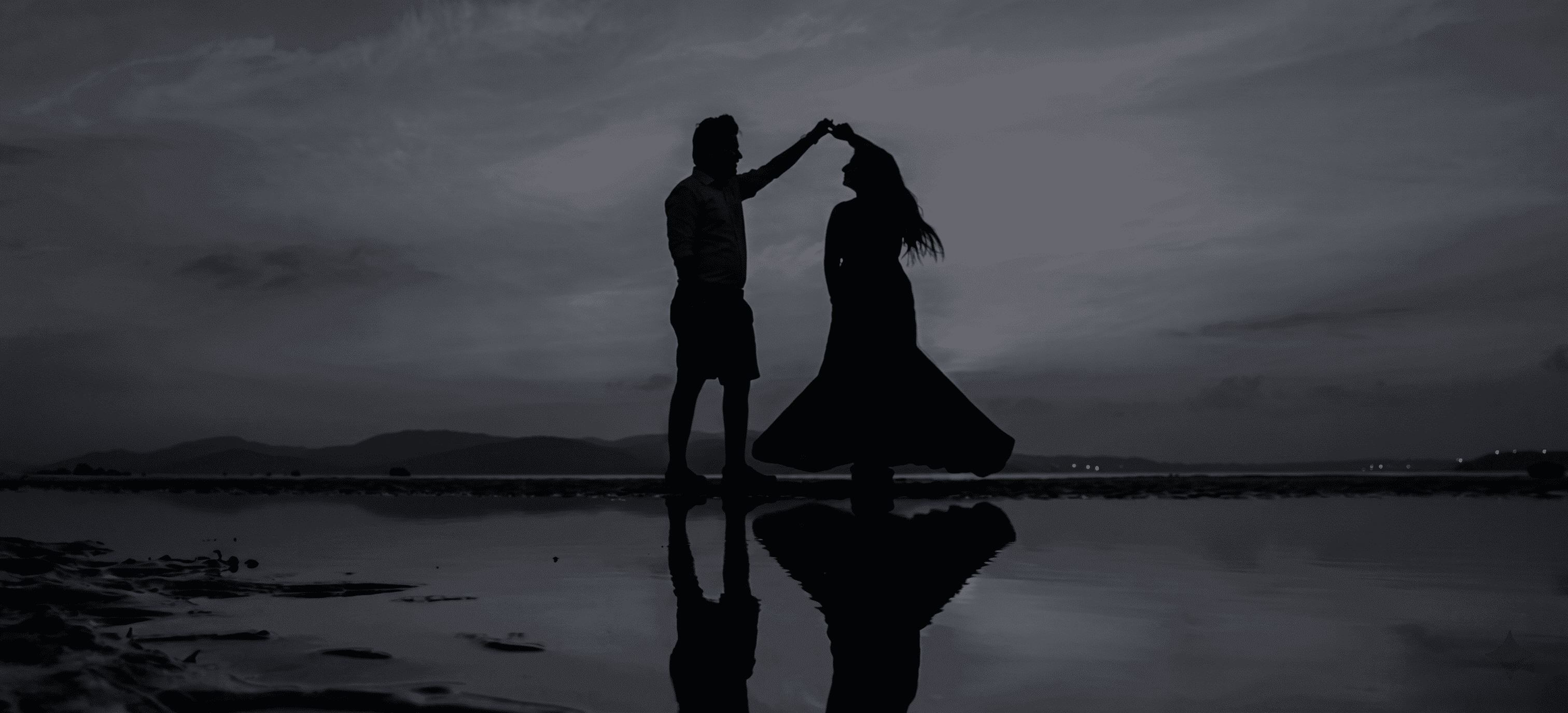 Sinhala couple silhouette — SubaMangala Sri Lanka matrimony