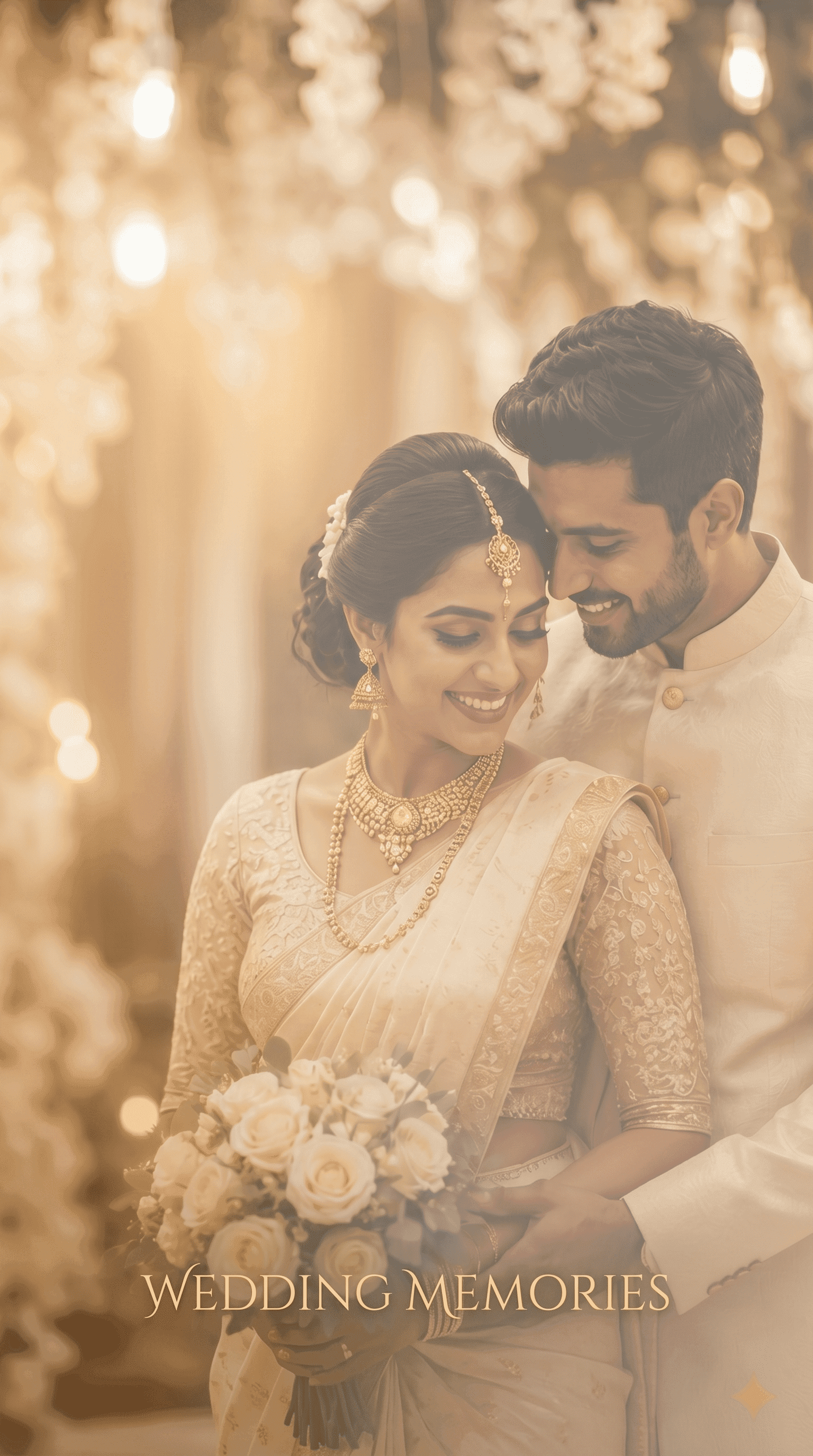 Sri Lanka matrimony — Sinhala bride and groom in traditional wedding attire